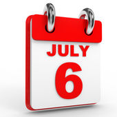 depositphotos_95750640-6-july-calendar-on-white